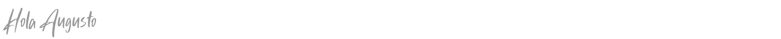 Hola Augusto font preview